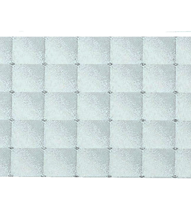 White & Silver Diamant Tablecloth 120"L x 60"W